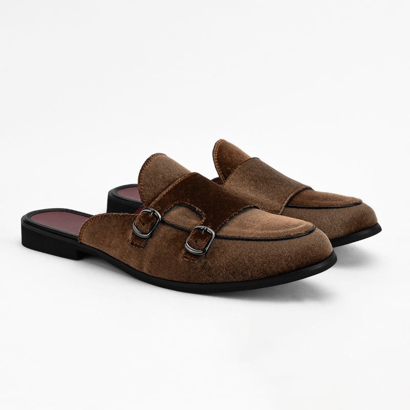 Men'S Shoes Navy Blue - Sapatos mules para homens novo estilo