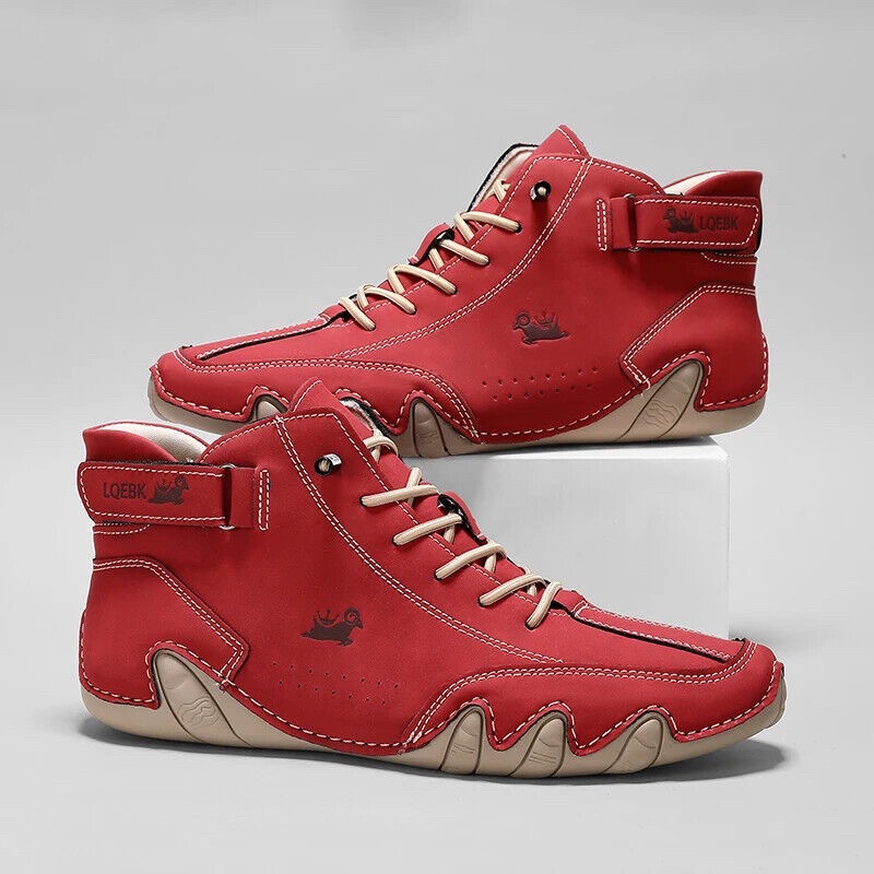 Men'S Shoes Business Casual - Tênis Casuais de Couro para Homens,