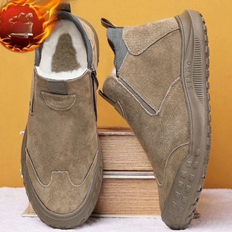 Men Shoes Loafers - Sapatos masculinos de inverno, sapatos de