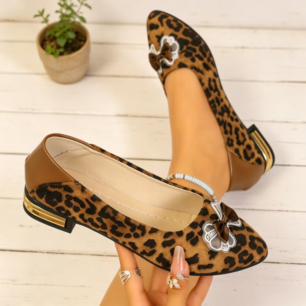 Men'S Shoes For Work - Sapatos Femininos de Salto Baixo com