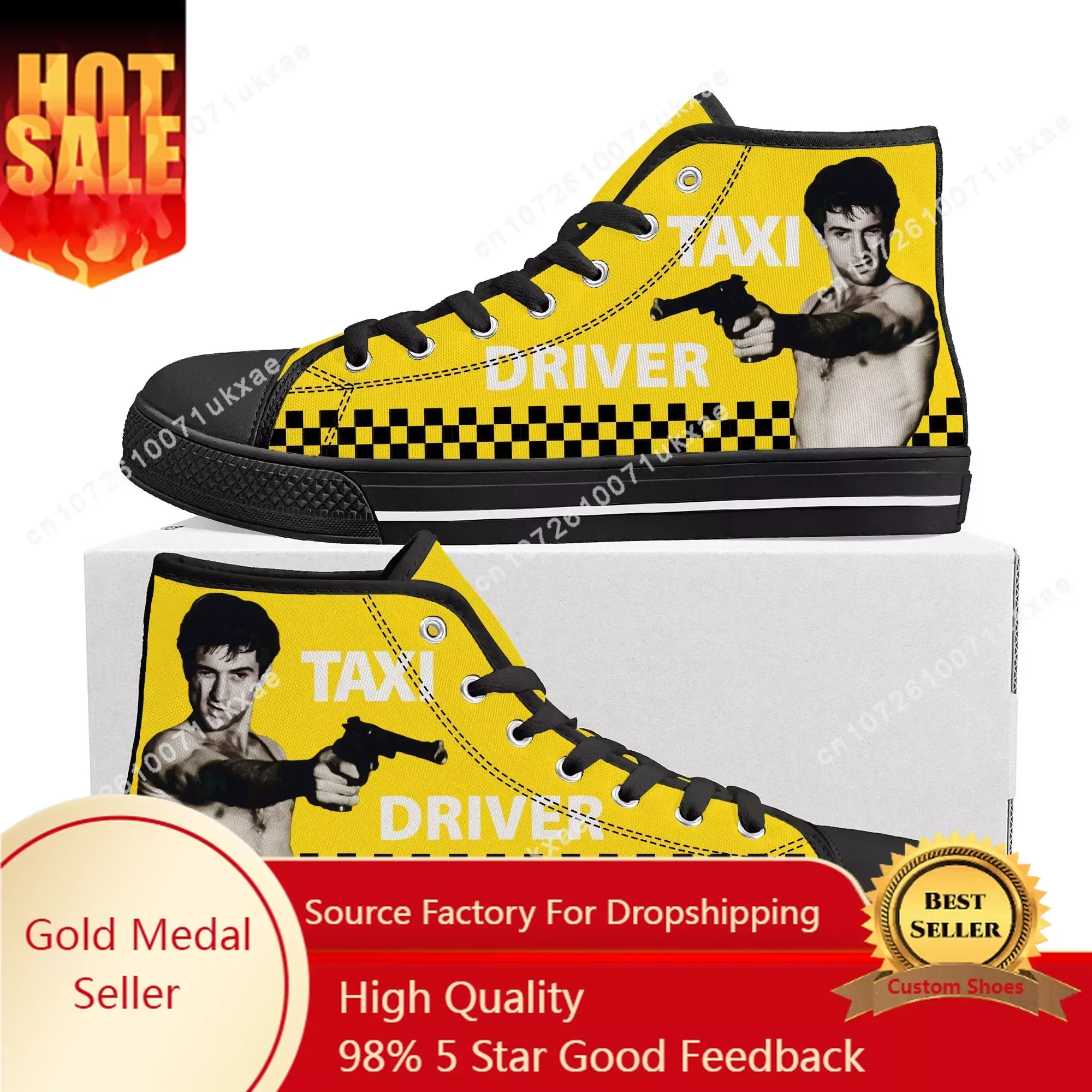 Men'S Shoes Drivers - Tênis de cano alto estilo «Taxi