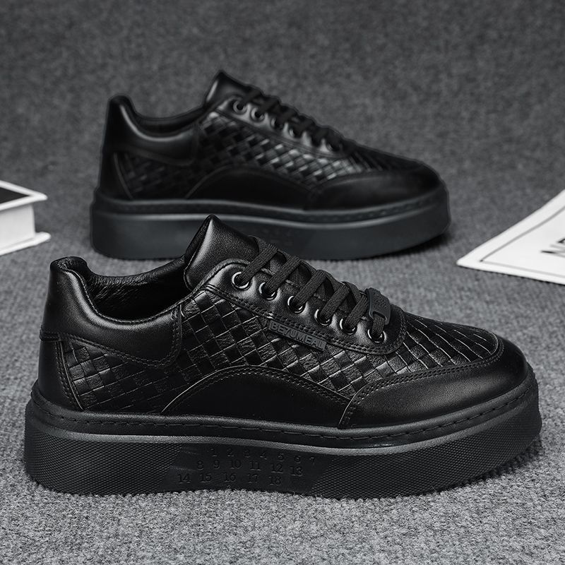 Men'S Shoes Business Casual - Tênis Masculino Impermeável de Sola Grossa,