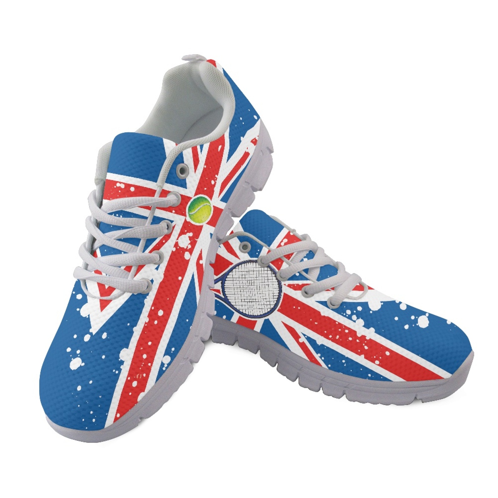 Men Shoes Uk - Tênis de malha com estampa da