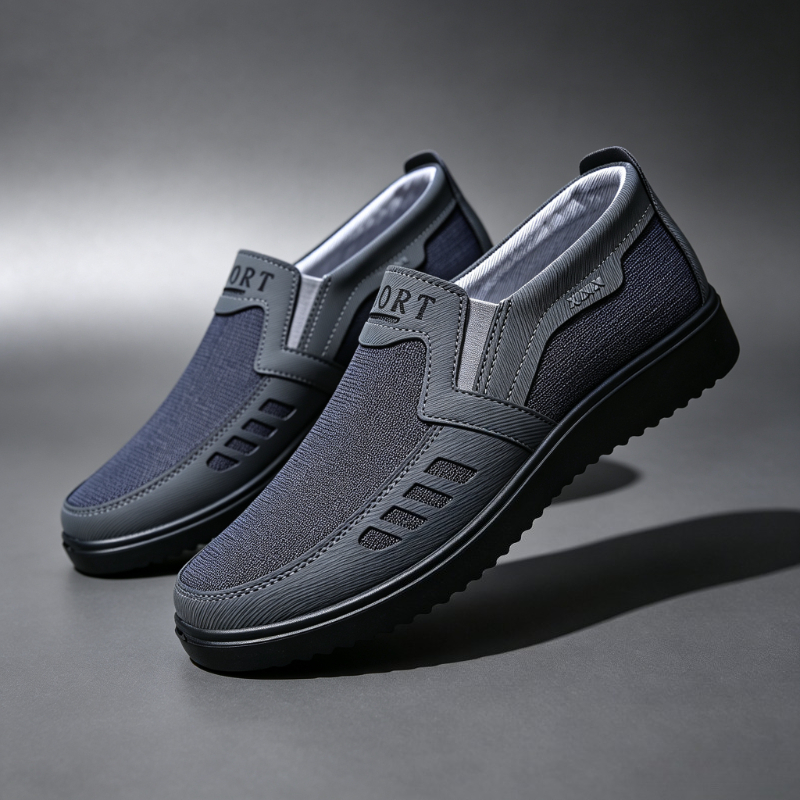 Men'S Shoes Business Casual - Sapatos masculinos de lona, ​​sapatilhas respiráveis