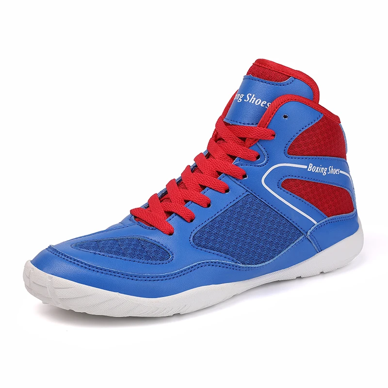 Sapatos de luta livre profissi - Men'S Shoes Navy Blue avaliação e preço