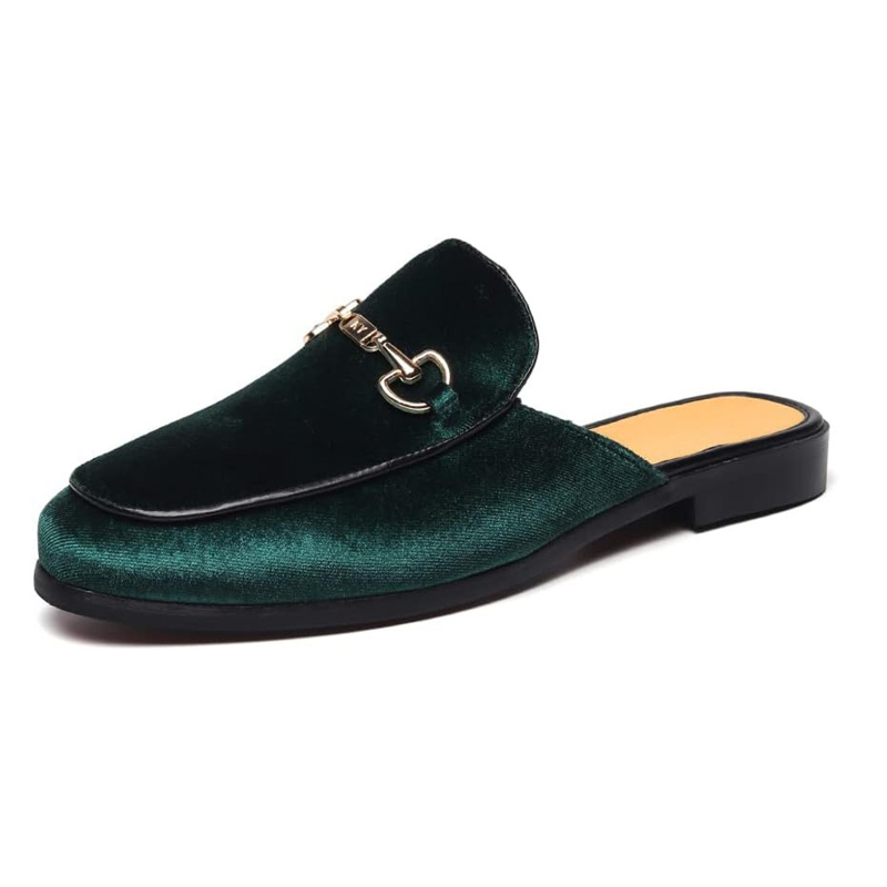 Sapatos mules para homens novo - Men'S Shoes Navy Blue avaliação e preço