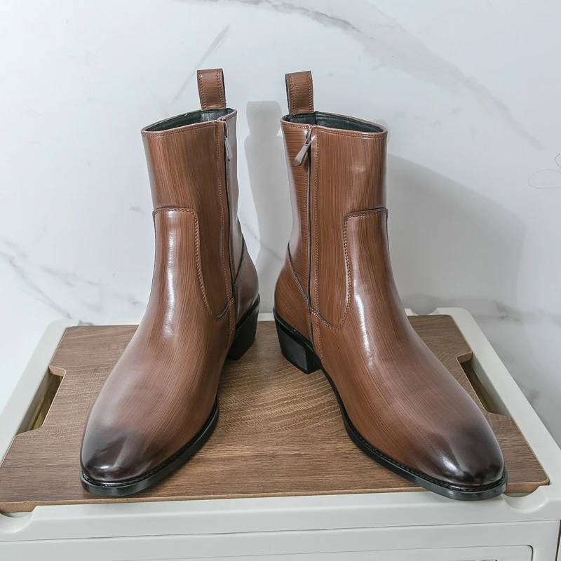 Clássico confortável botas de  - Men'S Shoes Business Casual avaliação e preço