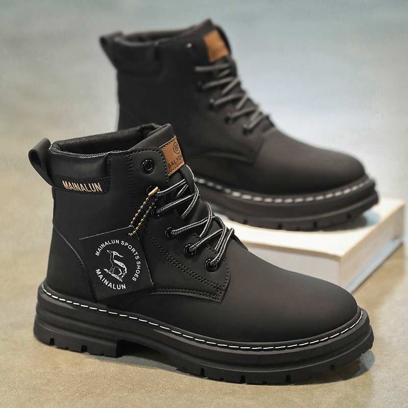 Clássico masculino botas de ca - Men Shoes Yellow avaliação e preço