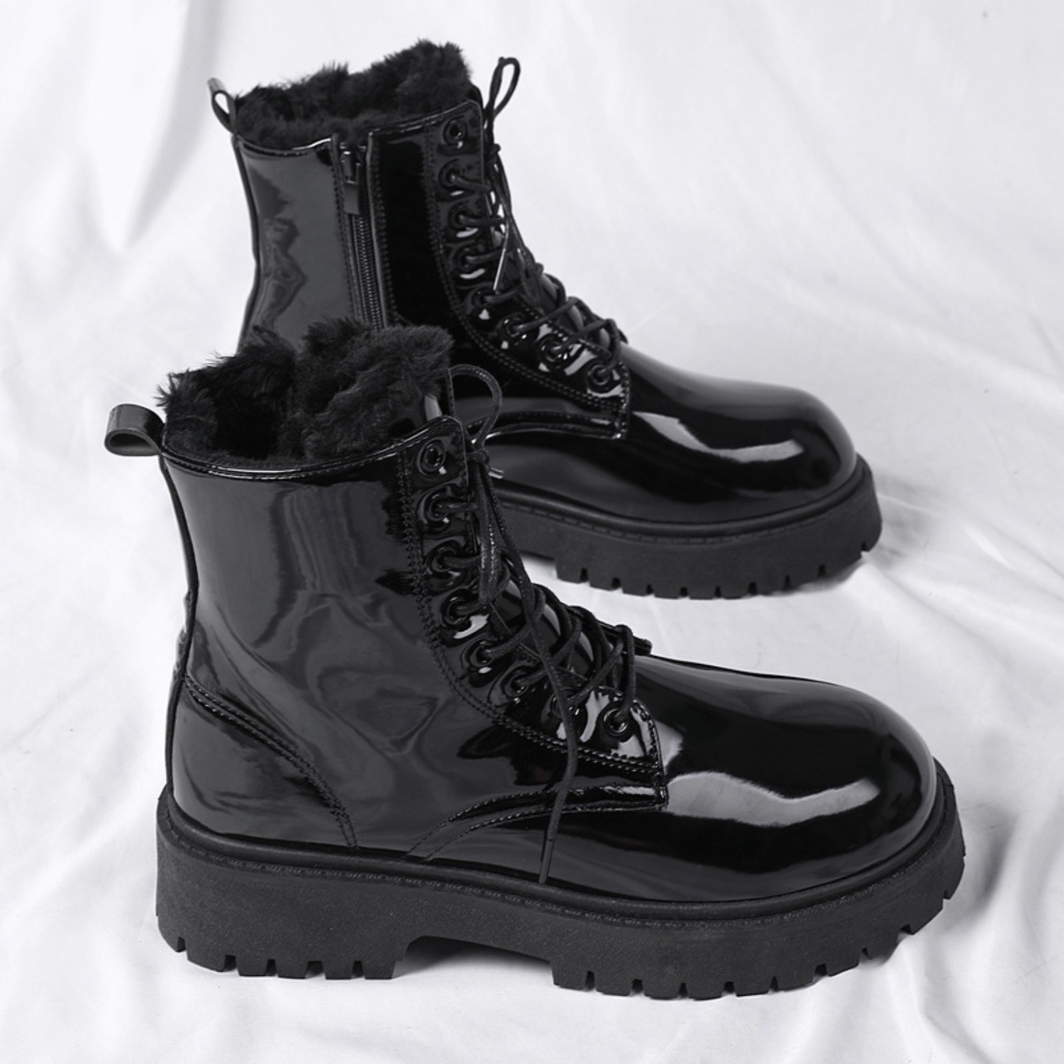 Botas masculinas de cano alto, - Men'S Shoes For Work avaliação e preço