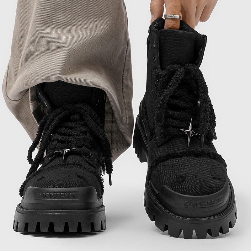 Botas de Plataforma Masculinas - Men'S Shoes For Work avaliação e preço