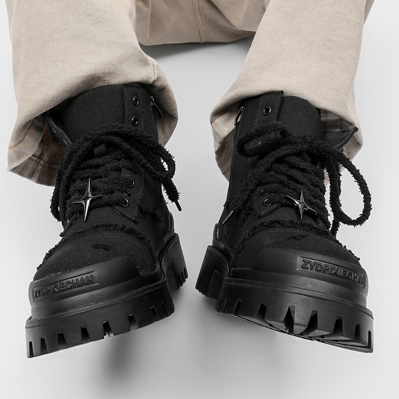 Botas de Plataforma Masculinas - Men'S Shoes For Work avaliação e preço