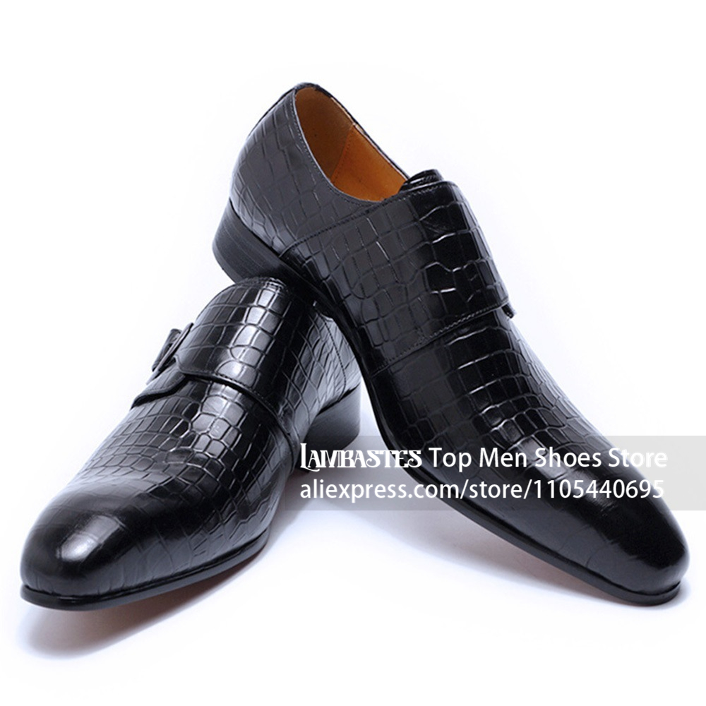 Sapatos Sociais de Couro com E - Men'S Shoes Navy Blue avaliação e preço