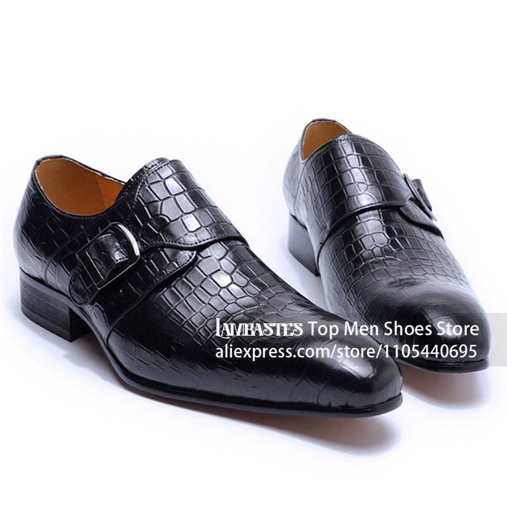 Sapatos Sociais de Couro com E - Men'S Shoes Navy Blue avaliação e preço