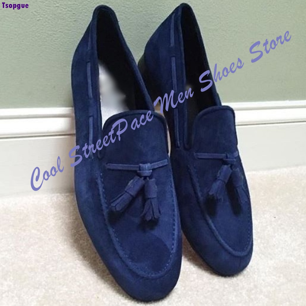 Mocassins Casuais de Negócios  - Men'S Shoes Navy Blue avaliação e preço
