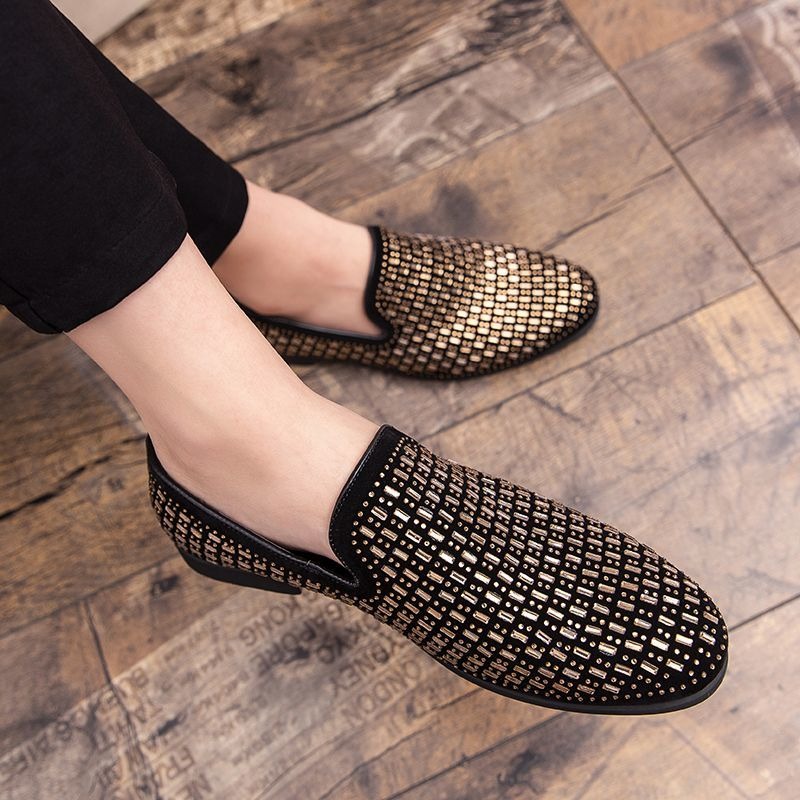 Strass vestido de festa sapato - Men'S Shoes Drivers avaliação e preço