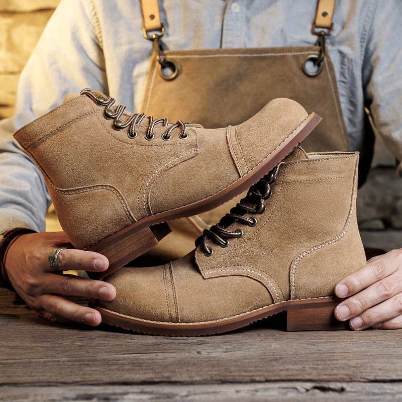 Botas Masculinas Vintage de Co - Men Shoes Red avaliação e preço
