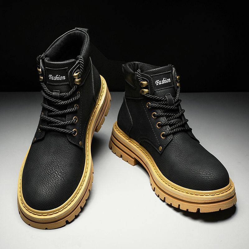 Moda masculina botas primavera - Men'S Shoes For Work avaliação e preço