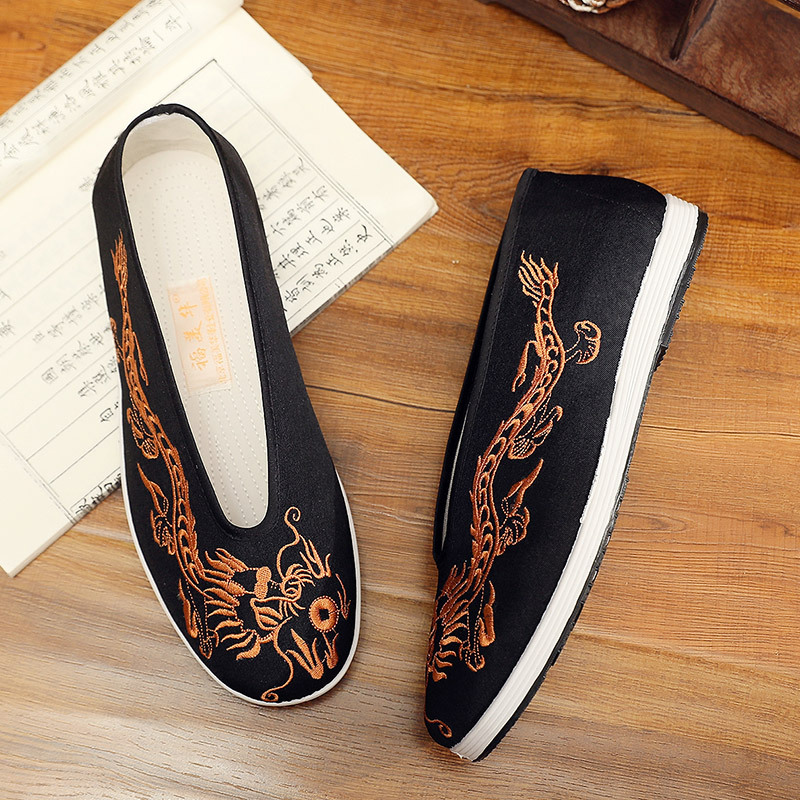 Sapatos de Kung Fu Chinês para - Men Shoes Yellow avaliação e preço