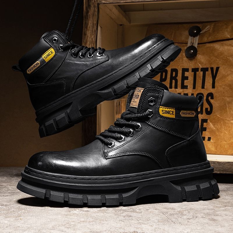 Botas de tornozelo de platafor - Men'S Shoes For Work avaliação e preço