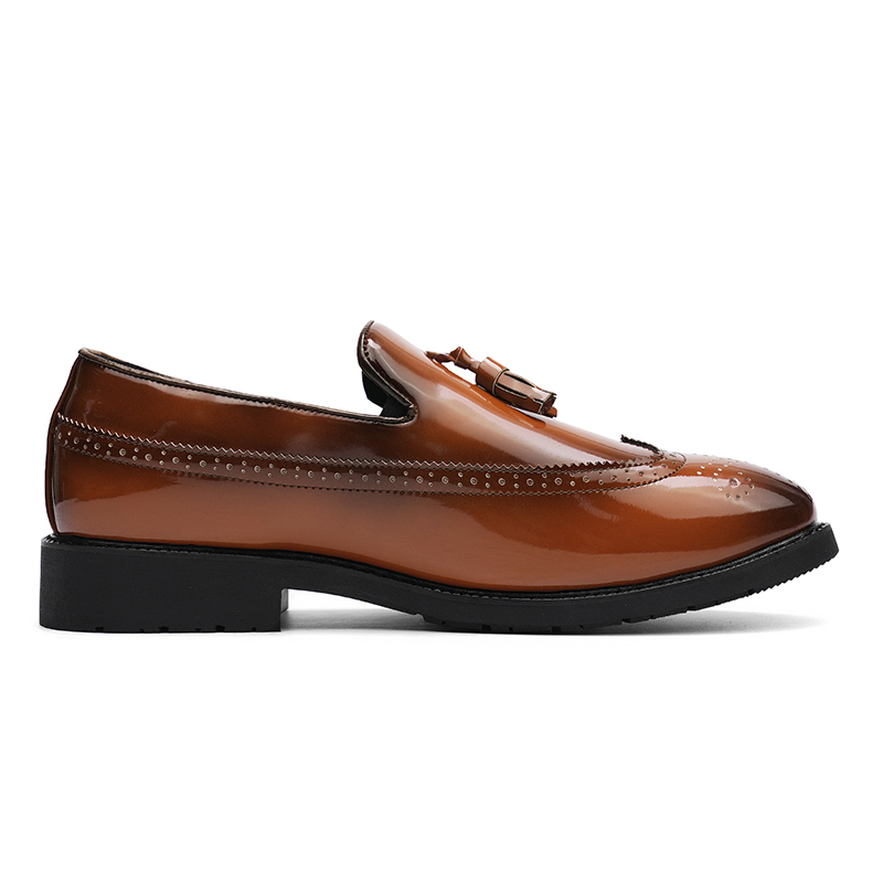 Homens de couro de patente esc - Men'S Shoes Brogues avaliação e preço
