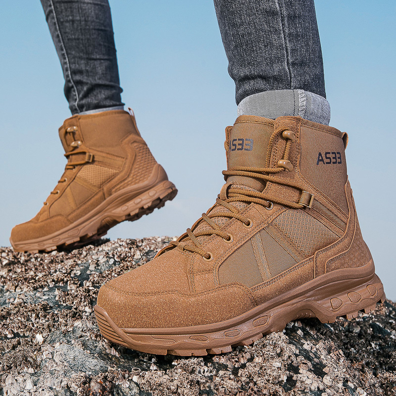 Botas táticas militares mascul - Men'S Shoes Zipper avaliação e preço