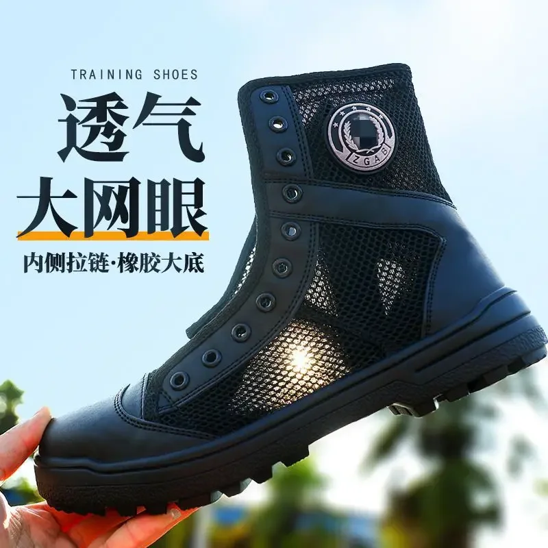Botas Táticas Masculinas de Ve - Men'S Shoes Zipper avaliação e preço