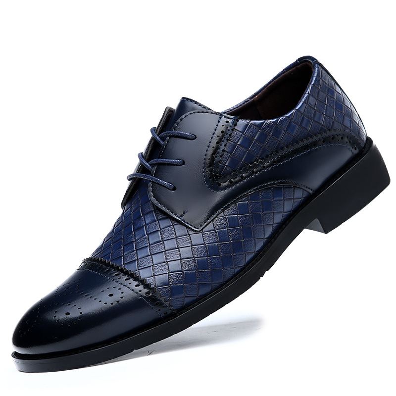 Sapatos Oxford masculinos azul - Men'S Shoes Navy Blue avaliação e preço