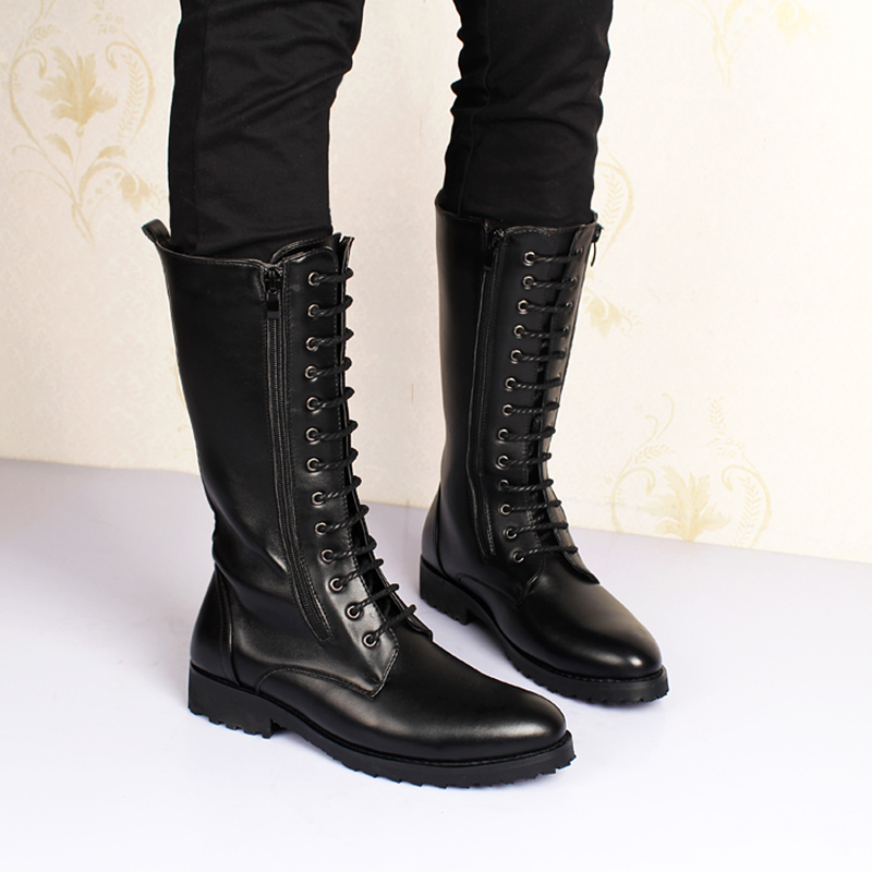 Botas masculinas de luxo, moda - Men'S Shoes Zipper avaliação e preço