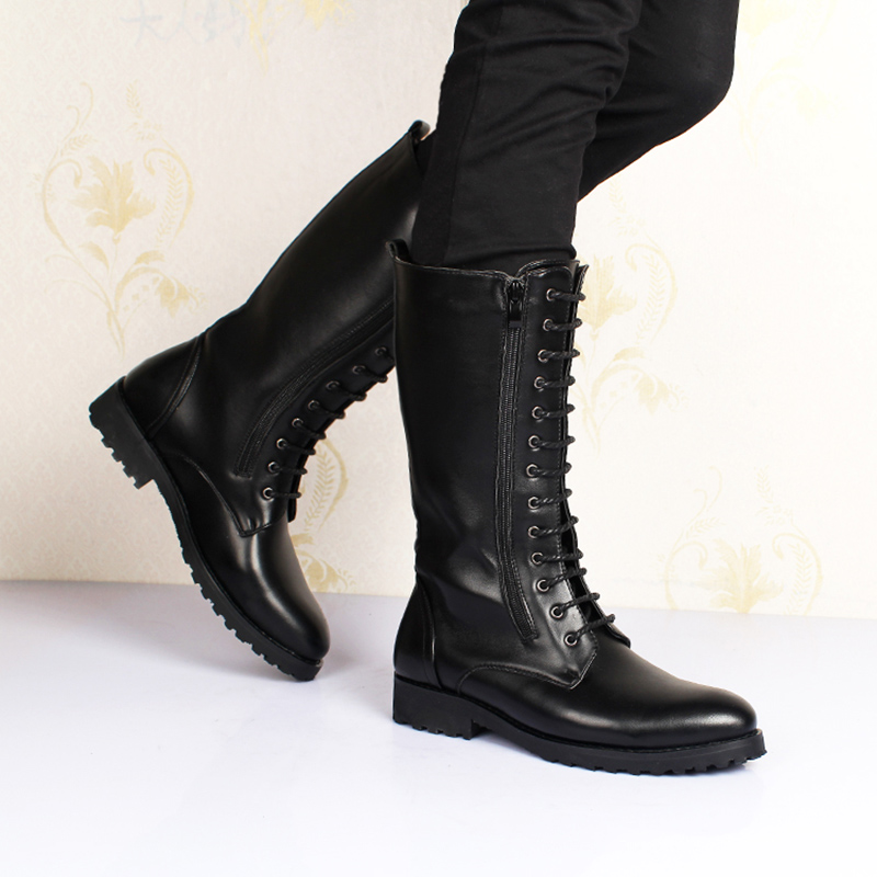 Botas masculinas de luxo, moda - Men'S Shoes Zipper avaliação e preço
