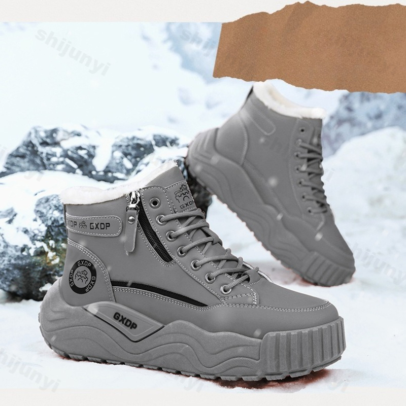 Botas de neve masculinas de ta - Men'S Shoes With Height Increase avaliação e preço