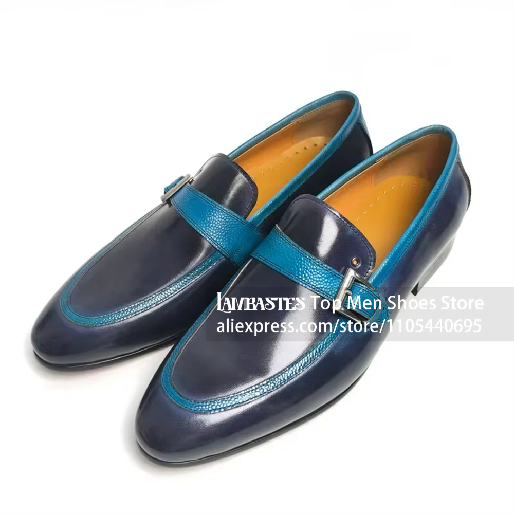 Mocassins Penny Azul Marinho c - Men'S Shoes Navy Blue avaliação e preço