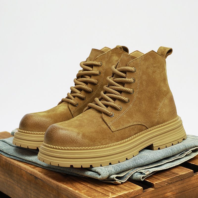 Botas de cano alto masculinas  - Men'S Shoes For Work avaliação e preço