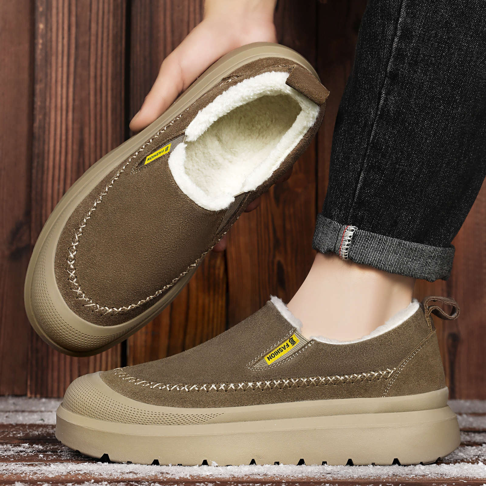 Botas de Inverno Masculinas de - Men'S Shoes With Height Increase avaliação e preço