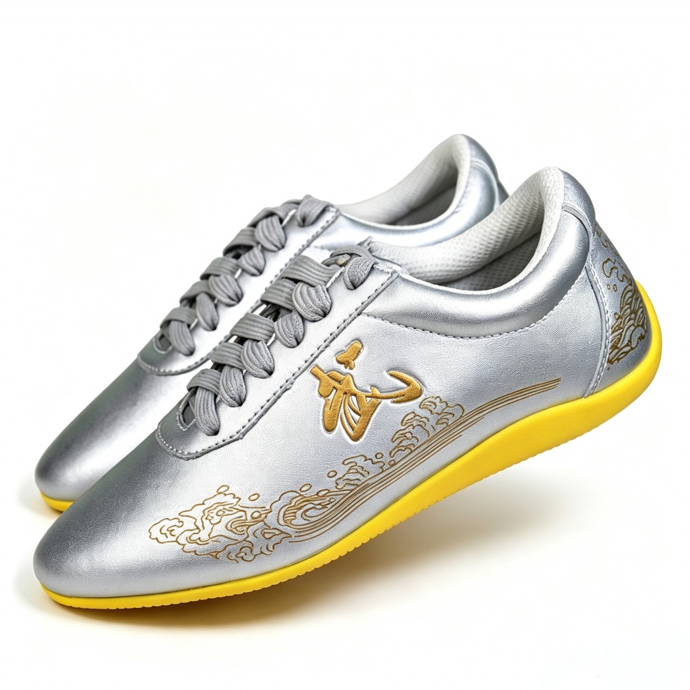 Tênis de Kung Fu em Couro Genu - Men Shoes Yellow avaliação e preço