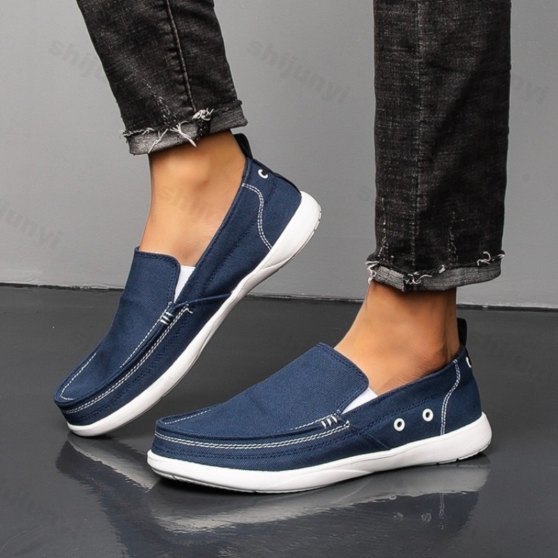 Outono masculino lona sapatos  - Men Shoes Loafers avaliação e preço