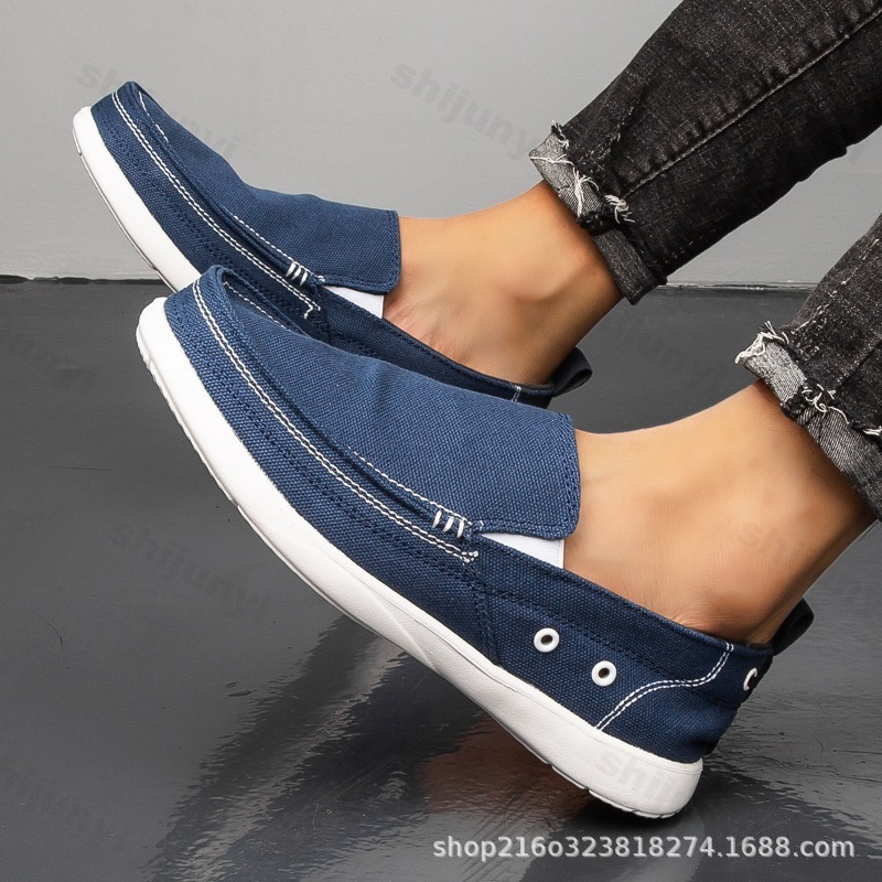 Outono masculino lona sapatos  - Men Shoes Loafers avaliação e preço
