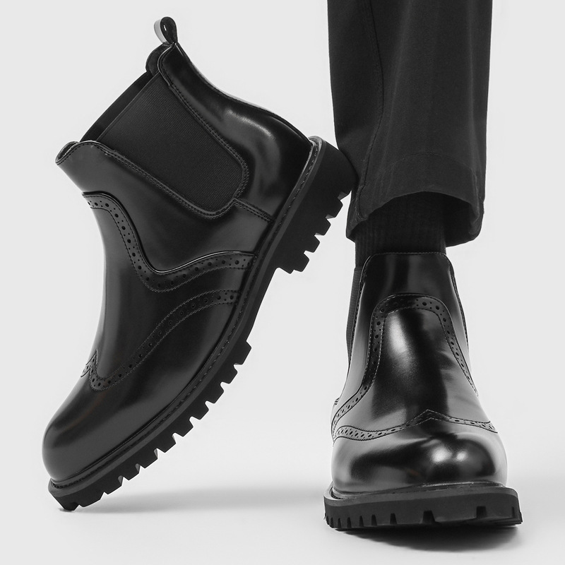 Botas Chelsea Masculinas de Co - Men'S Shoes Brogues avaliação e preço