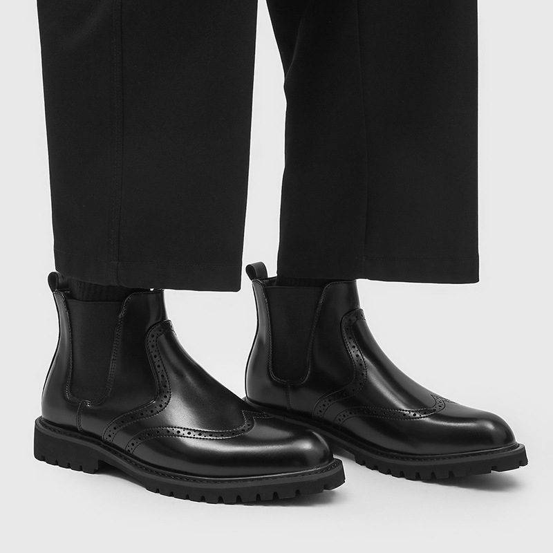 Botas Chelsea Masculinas de Co - Men'S Shoes Brogues avaliação e preço