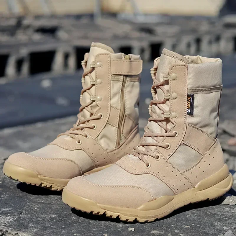 Botas de treinamento de combat - Men'S Shoes Zipper avaliação e preço