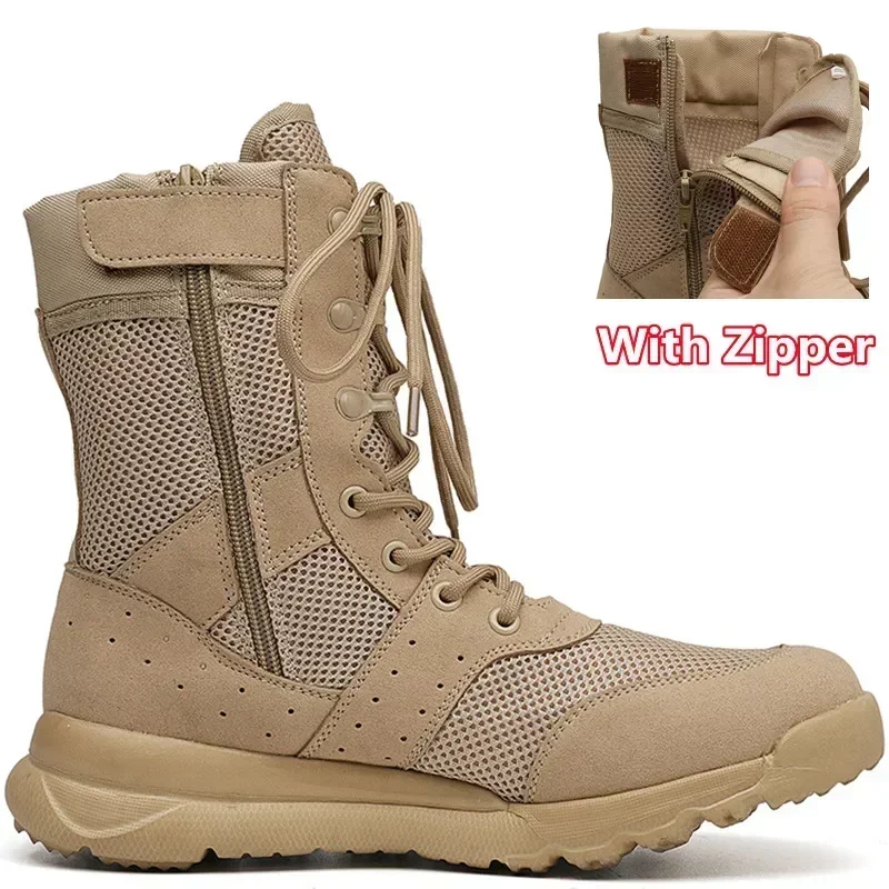 Botas de treinamento de combat - Men'S Shoes Zipper avaliação e preço