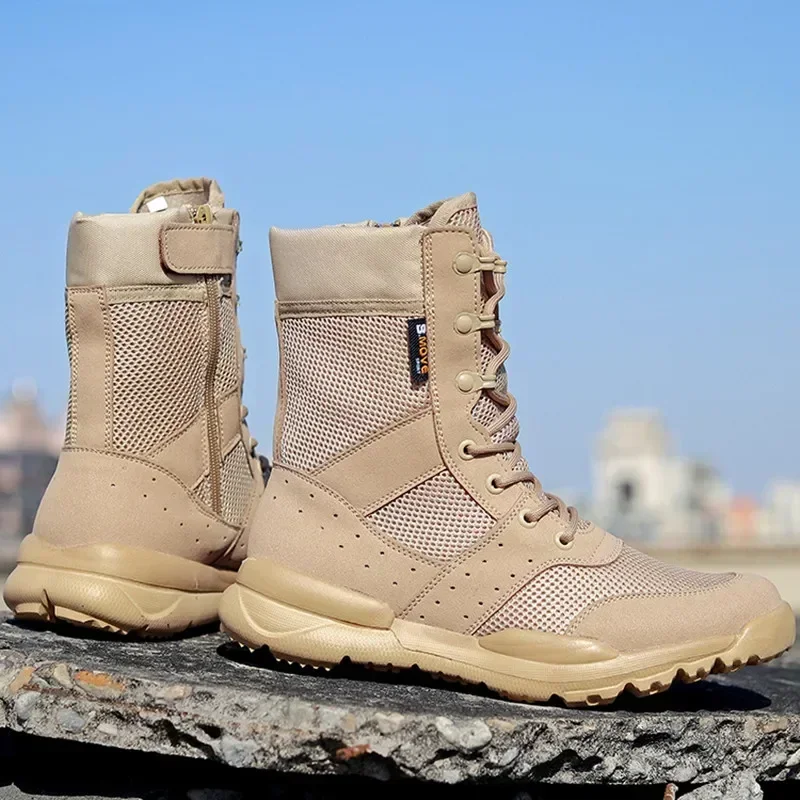 Botas de treinamento de combat - Men'S Shoes Zipper avaliação e preço