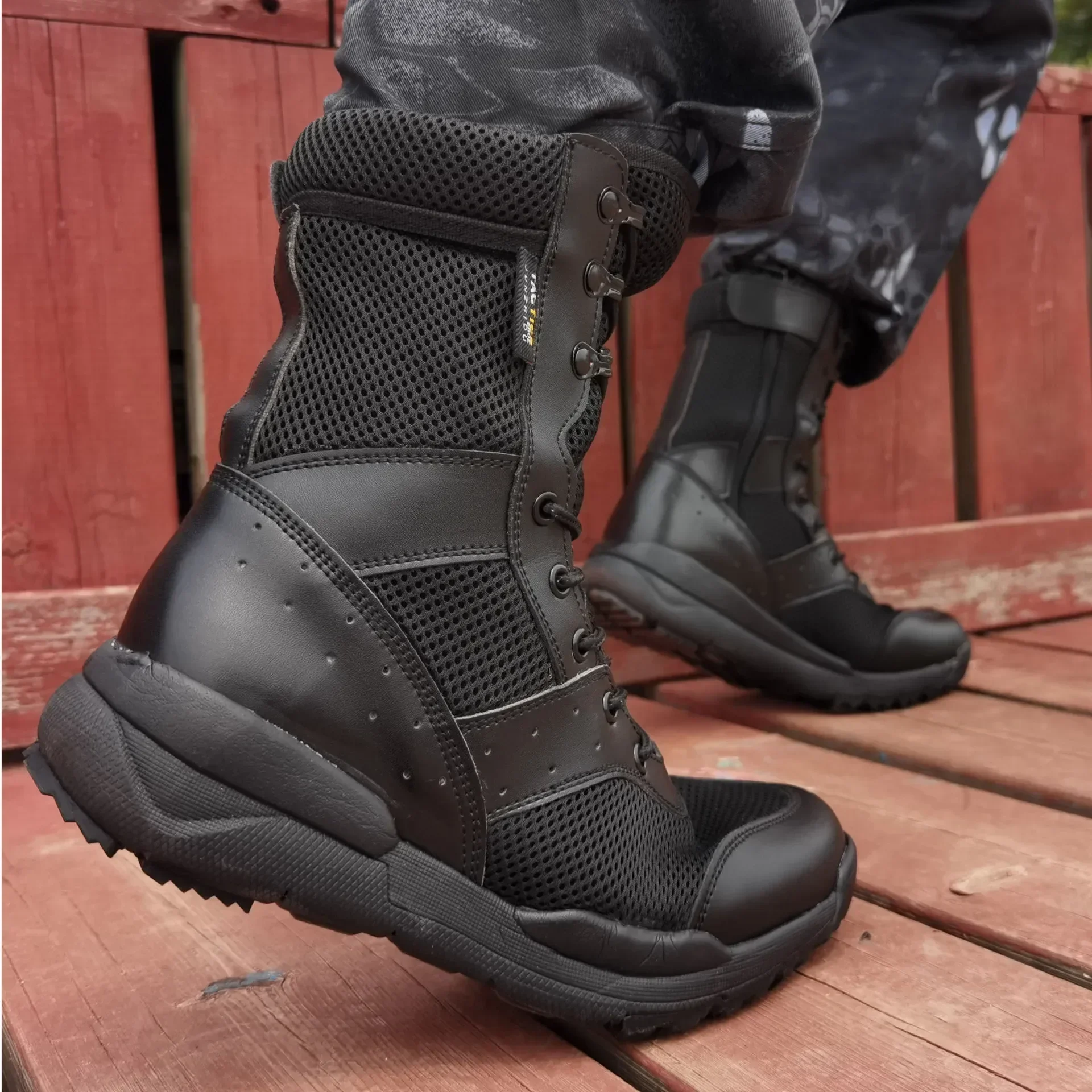 Botas de treinamento de combat - Men'S Shoes Zipper avaliação e preço